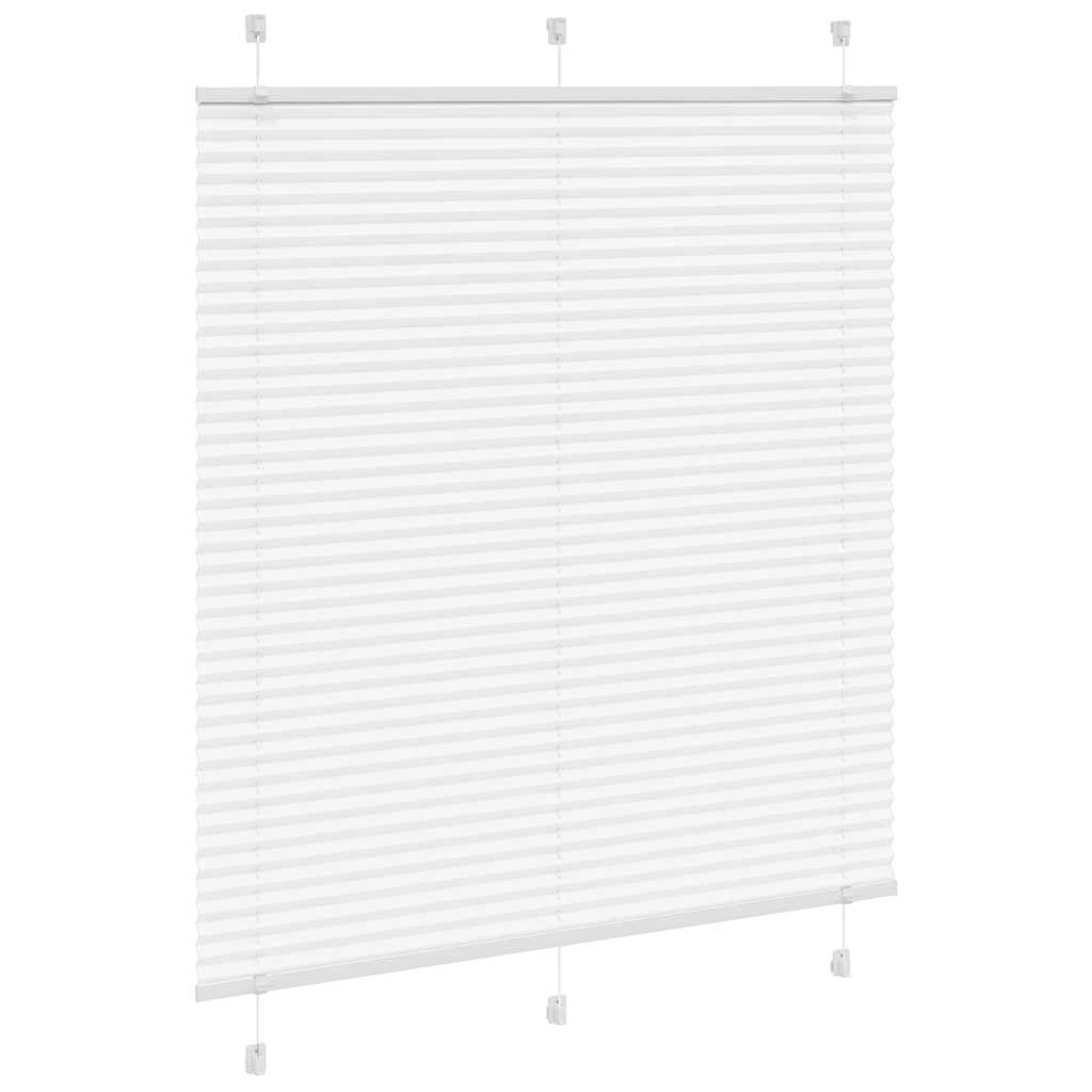 vidaXL Store plissé blanc 120x150cm largeur du tissu 119,4cm polyester