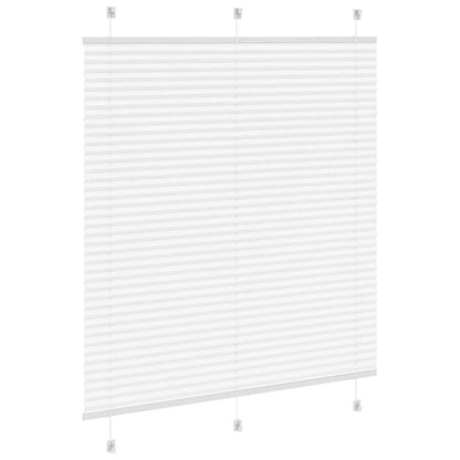 vidaXL Store plissé blanc 120x150cm largeur du tissu 119,4cm polyester