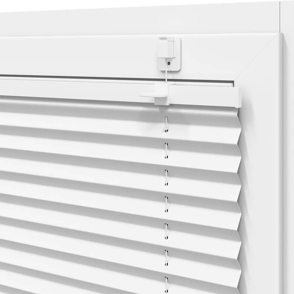 vidaXL Store plissé blanc 120x150cm largeur du tissu 119,4cm polyester
