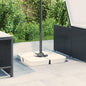 vidaXL Ensemble de base de parasol pour parasols à pied croisé 4pcs PP