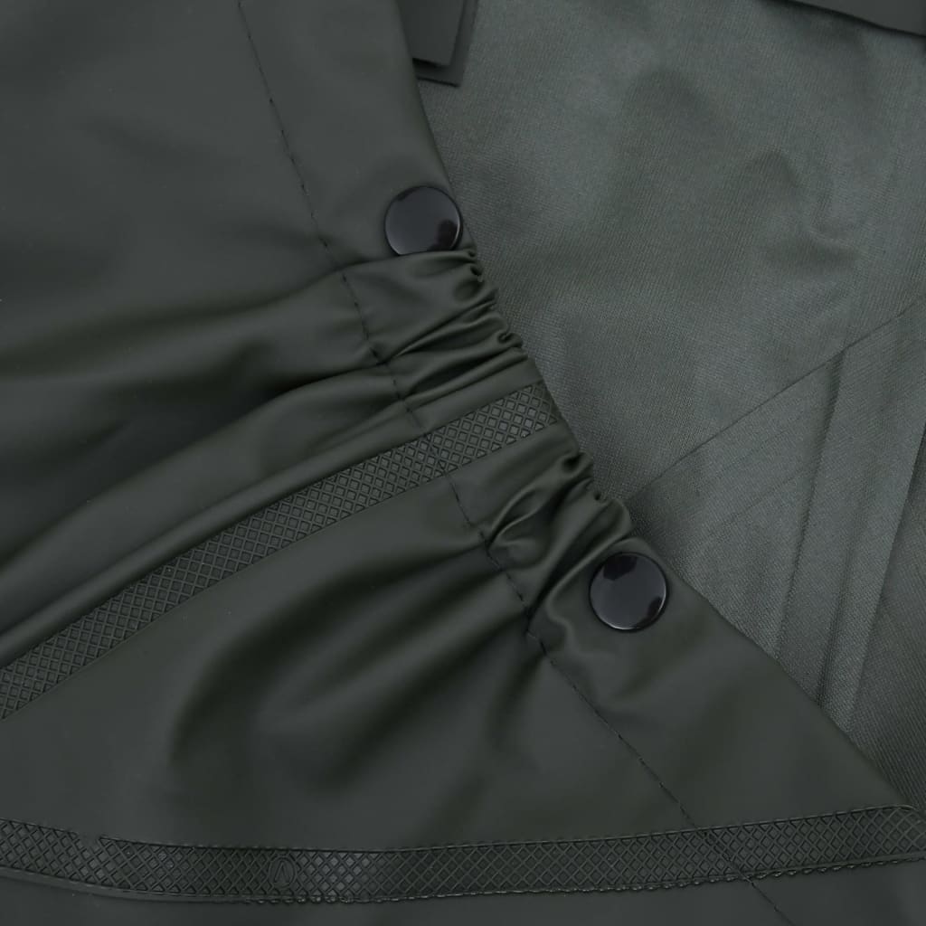 vidaXL Cuissardes avec bottes vert foncé taille 38