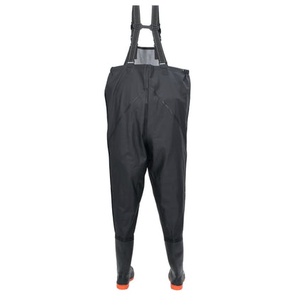 vidaXL Cuissardes avec bottes noir taille 40