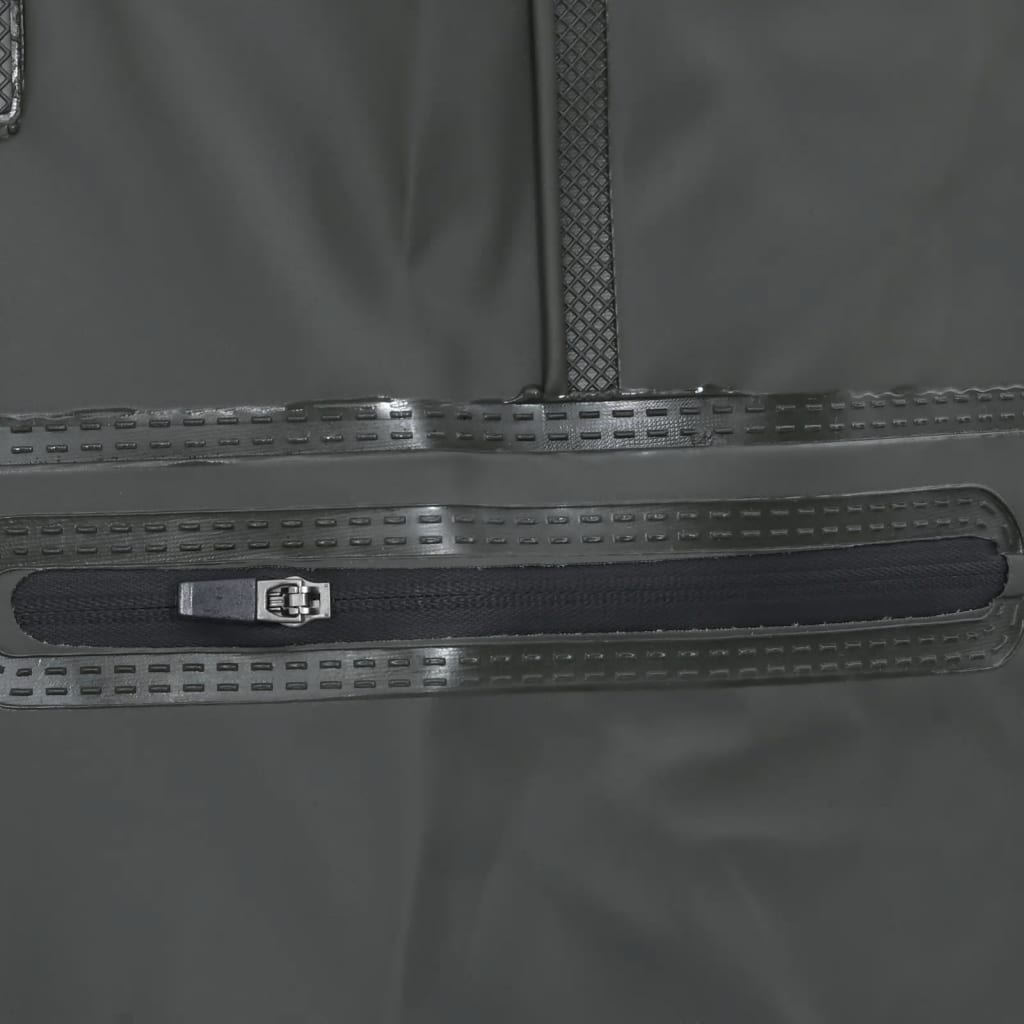 vidaXL Cuissardes avec bottes et ceinture vert foncé taille 41