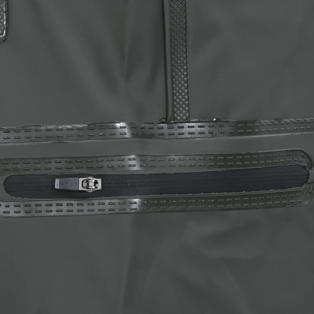 vidaXL Cuissardes avec bottes et ceinture vert foncé taille 43