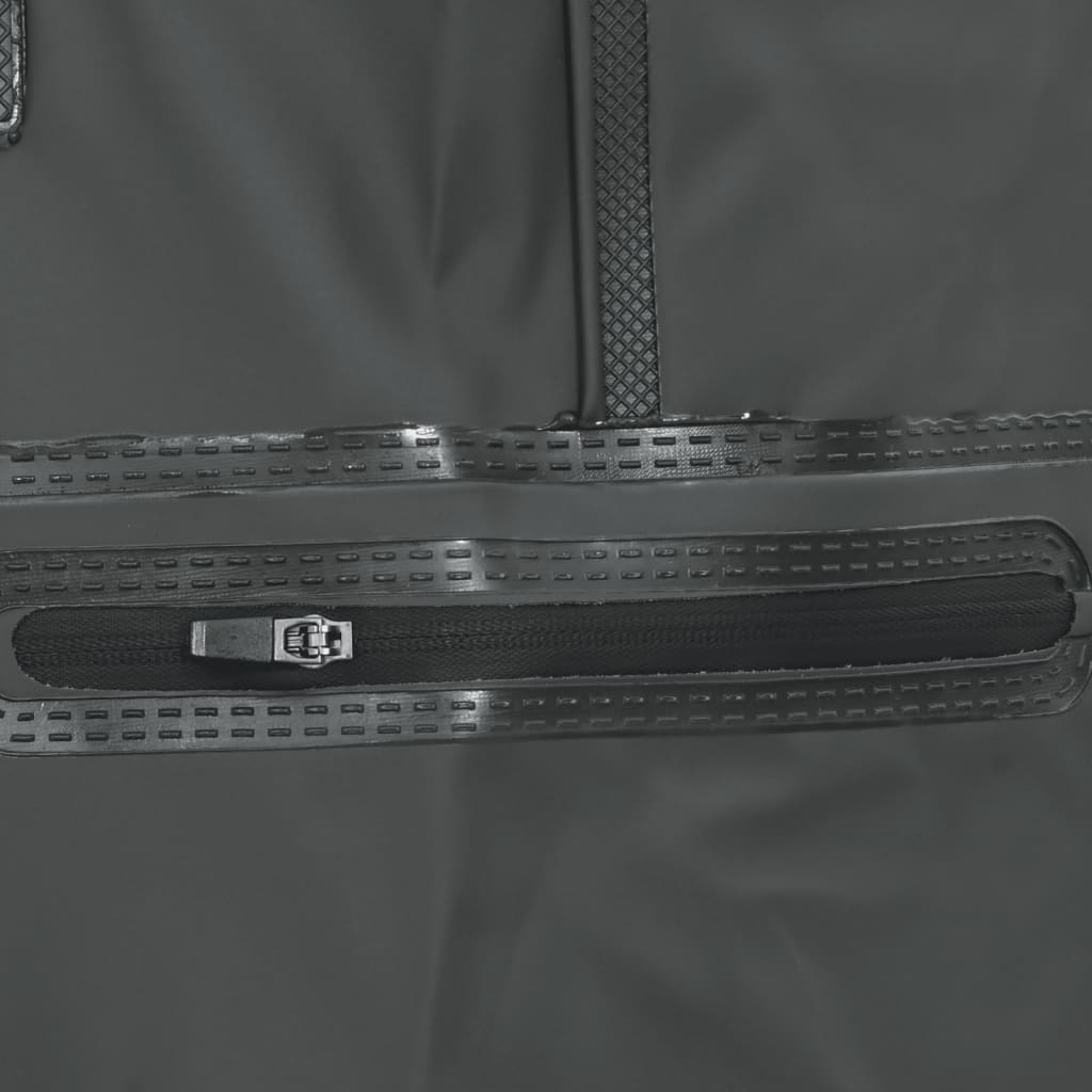 vidaXL Cuissardes avec bottes et ceinture vert foncé taille 44