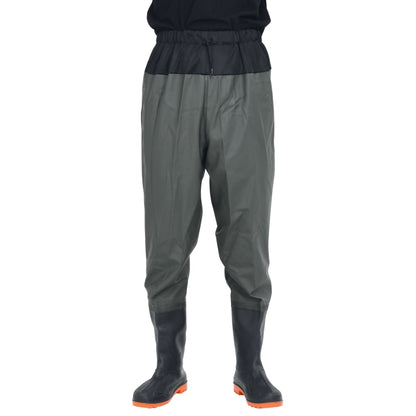 vidaXL Cuissardes avec bottes vert foncé taille 39
