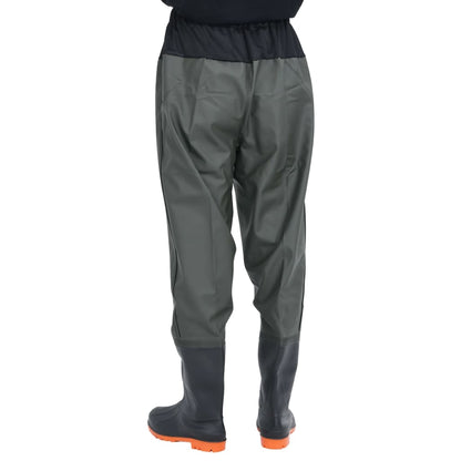 vidaXL Cuissardes avec bottes vert foncé taille 39