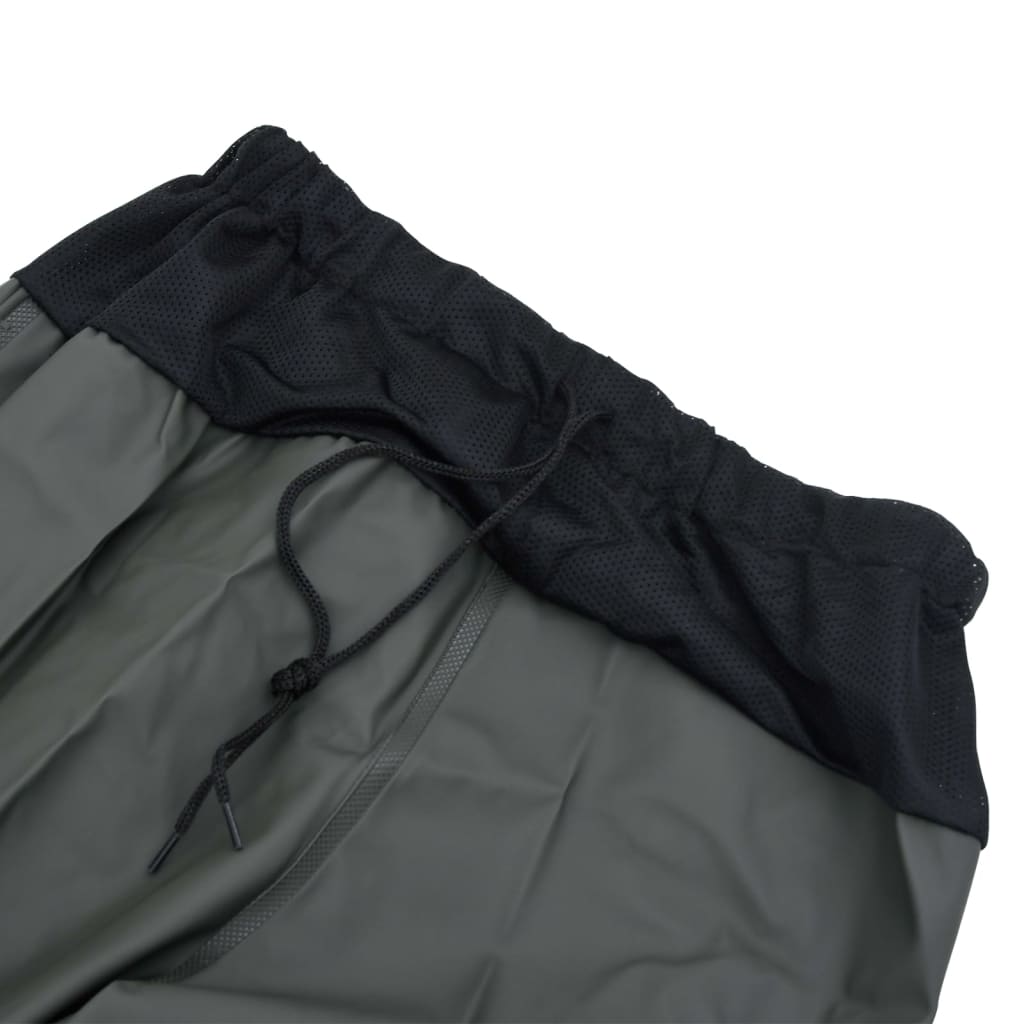 vidaXL Cuissardes avec bottes vert foncé taille 39