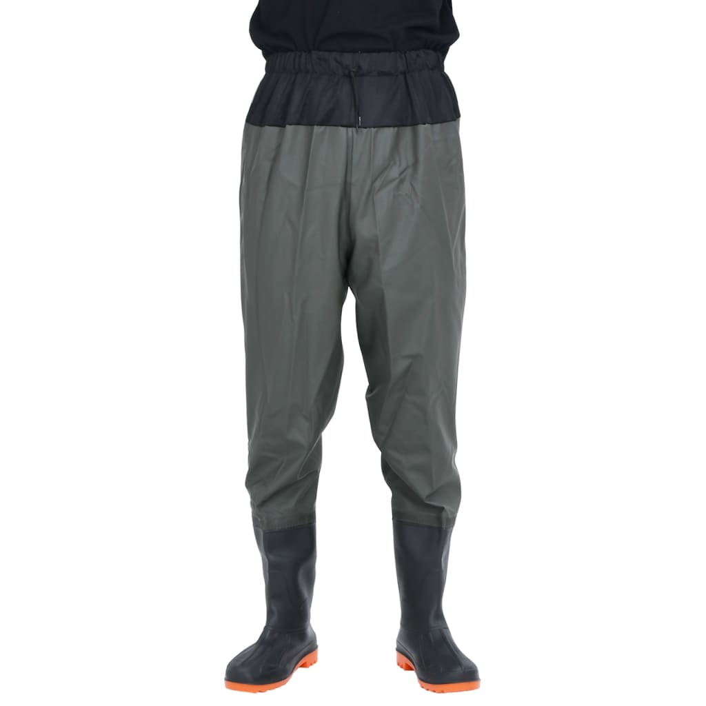 vidaXL Cuissardes avec bottes vert foncé taille 40