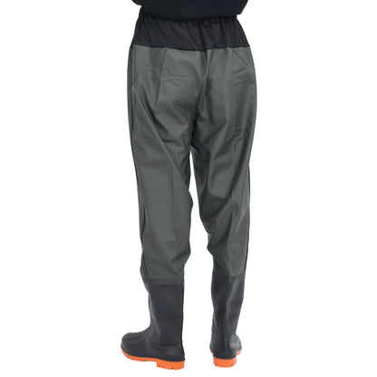 vidaXL Cuissardes avec bottes vert foncé taille 42