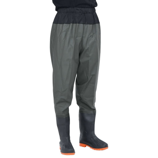 vidaXL Cuissardes avec bottes vert foncé taille 44
