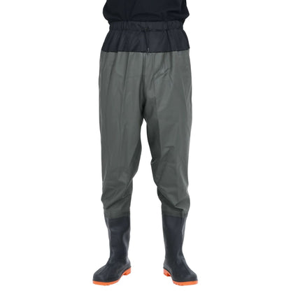 vidaXL Cuissardes avec bottes vert foncé taille 45