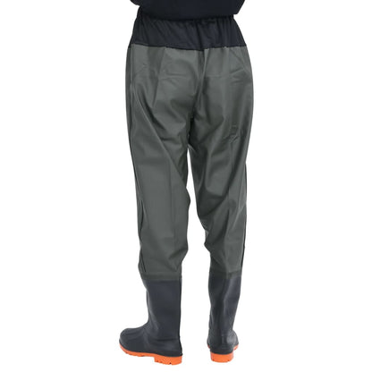 vidaXL Cuissardes avec bottes vert foncé taille 45