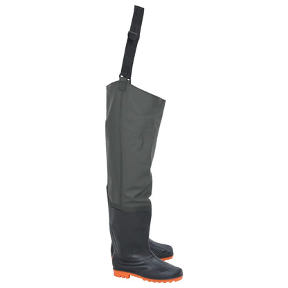 vidaXL Cuissardes vert foncé taille 39