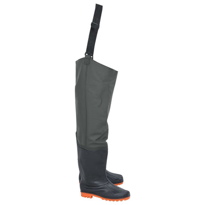 vidaXL Cuissardes vert foncé taille 44