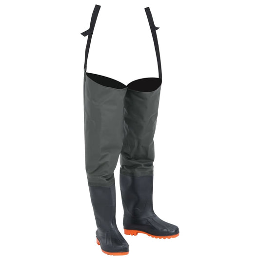 vidaXL Cuissardes vert foncé taille 45