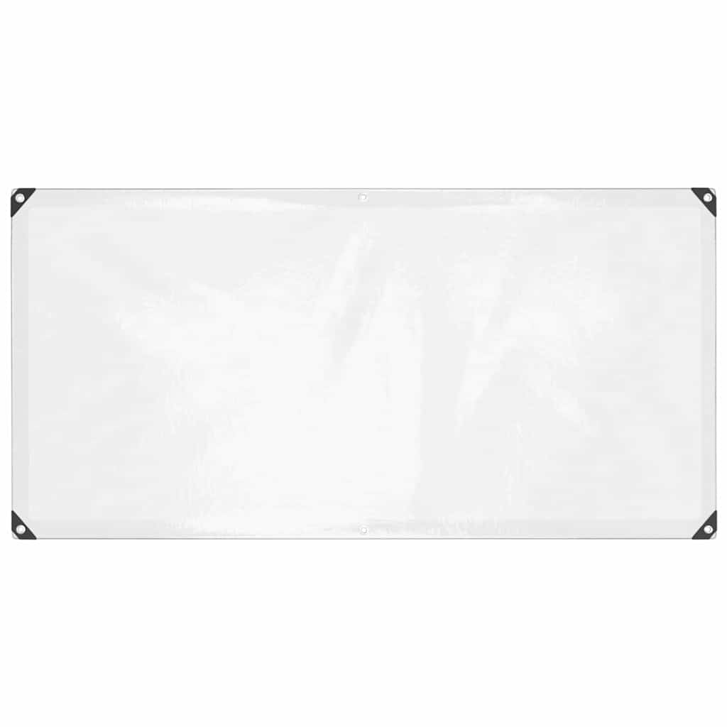 vidaXL Bâche transparente avec œillets 1x2 m polyéthylène