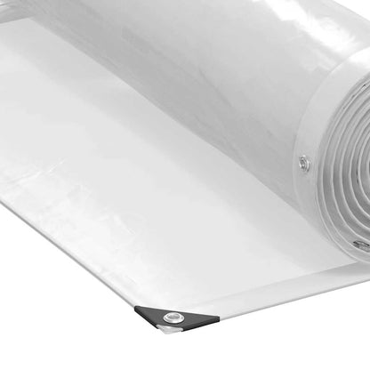 vidaXL Bâche transparente avec œillets 1x2 m polyéthylène