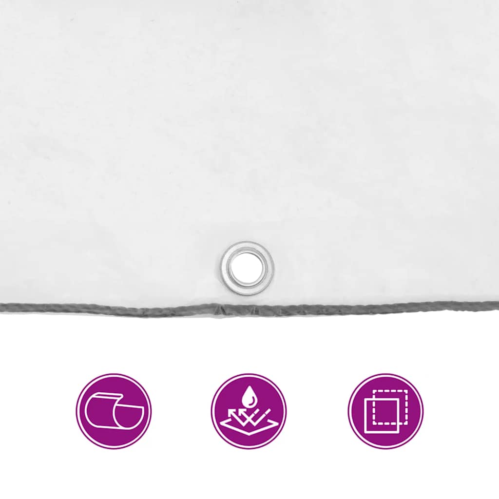 vidaXL Bâche transparente avec œillets 1x2 m polyéthylène