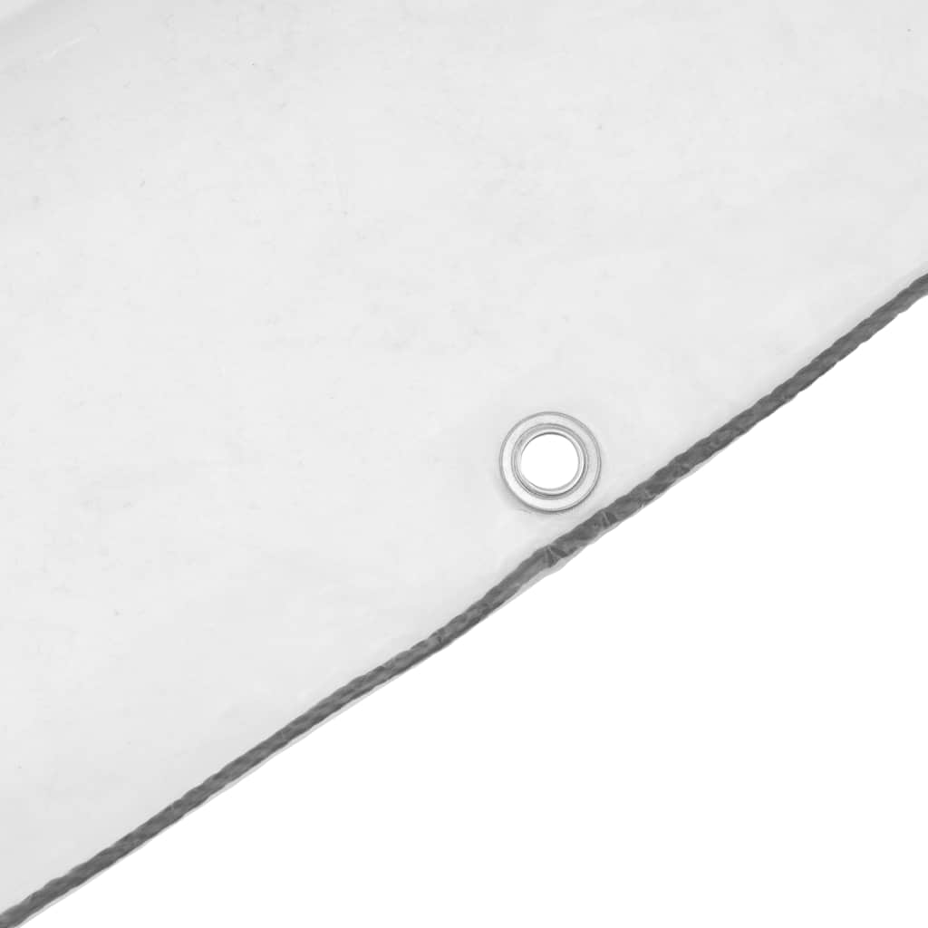 vidaXL Bâche transparente avec œillets 4x8 m polyéthylène