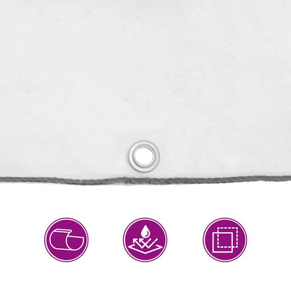 vidaXL Bâche transparente avec œillets 4x8 m polyéthylène