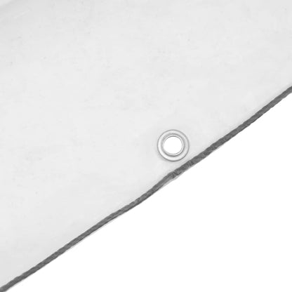 vidaXL Bâche transparente avec œillets 6x12 m polyéthylène