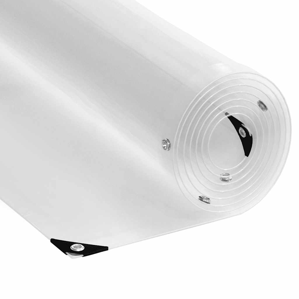 vidaXL Bâche transparente avec œillets 1x6 m PVC
