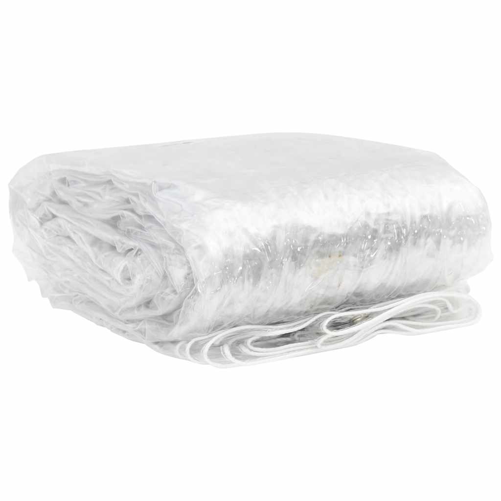 vidaXL Bâche transparente avec œillets 1x6 m PVC
