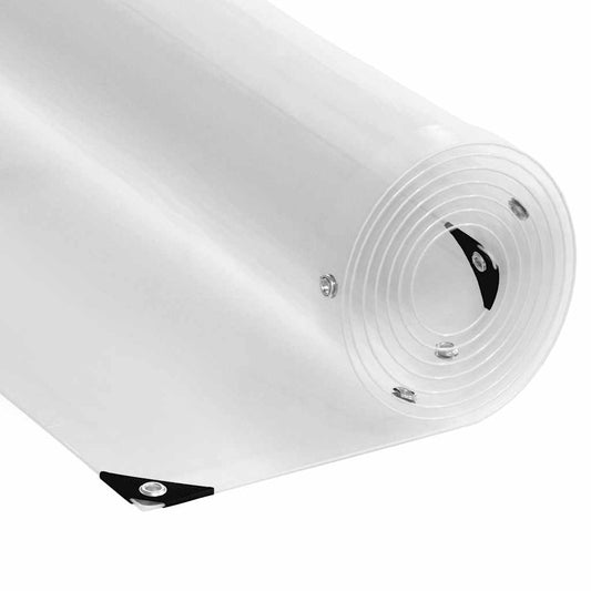 vidaXL Bâche transparente avec œillets 3x8 m PVC