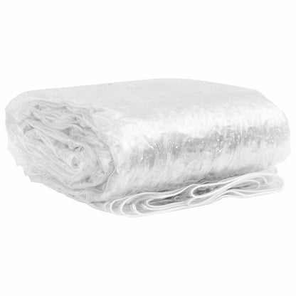 vidaXL Bâche transparente avec œillets 5x12 m PVC