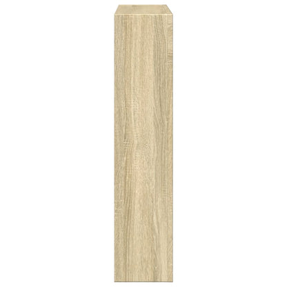 VidaXL Cadre de cheminée chêne sonoma 81x18x82 cm bois d'ingénierie