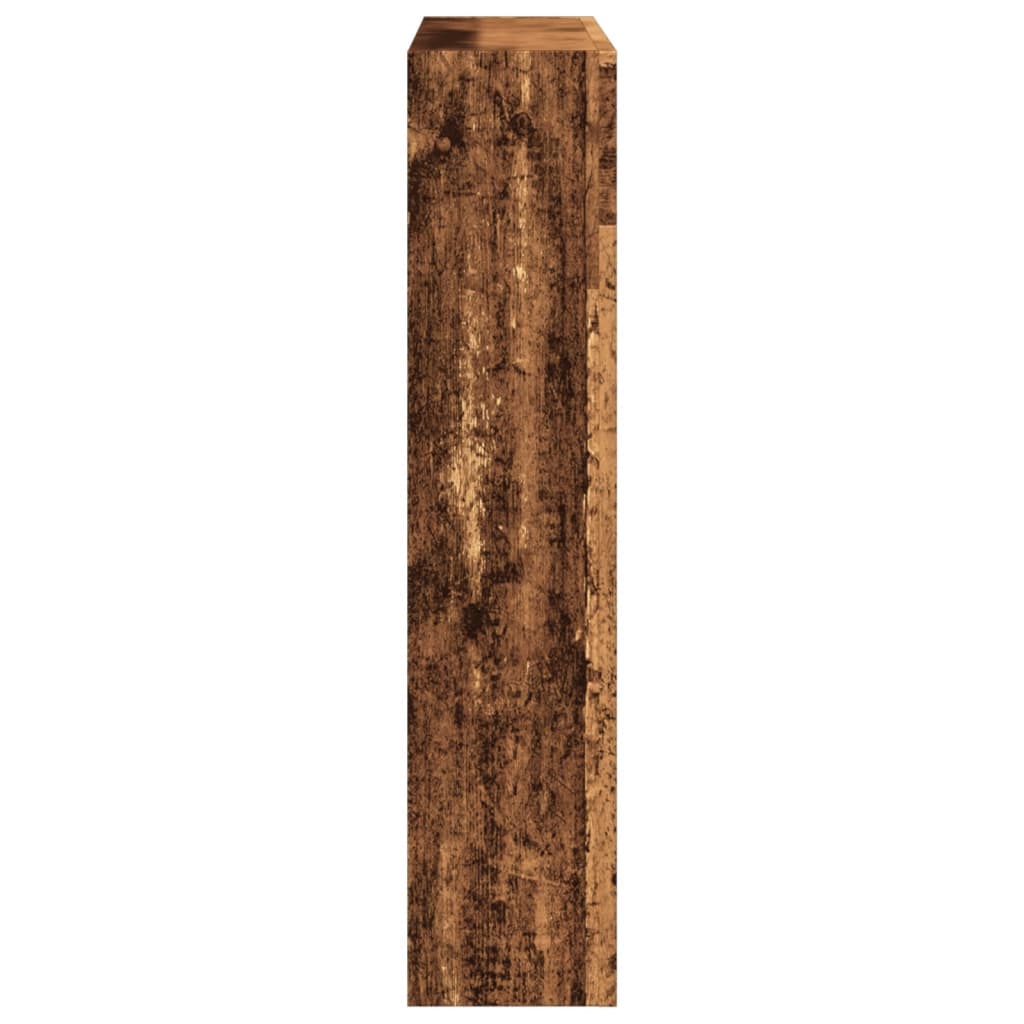 VidaXL Cadre de cheminée vieux bois 81x18x82 cm bois d'ingénierie