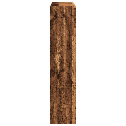 VidaXL Cadre de cheminée vieux bois 81x18x82 cm bois d'ingénierie