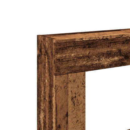 VidaXL Cadre de cheminée vieux bois 81x18x82 cm bois d'ingénierie
