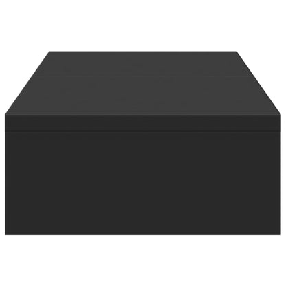 vidaXL Support de moniteur réglable noir bois d'ingénierie