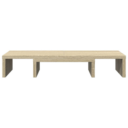 vidaXL Support de moniteur réglable chêne sonoma bois d'ingénierie