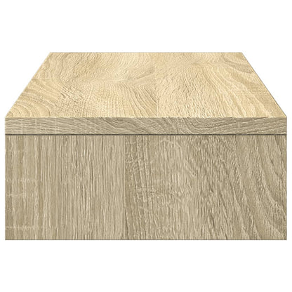 vidaXL Support de moniteur réglable chêne sonoma bois d'ingénierie