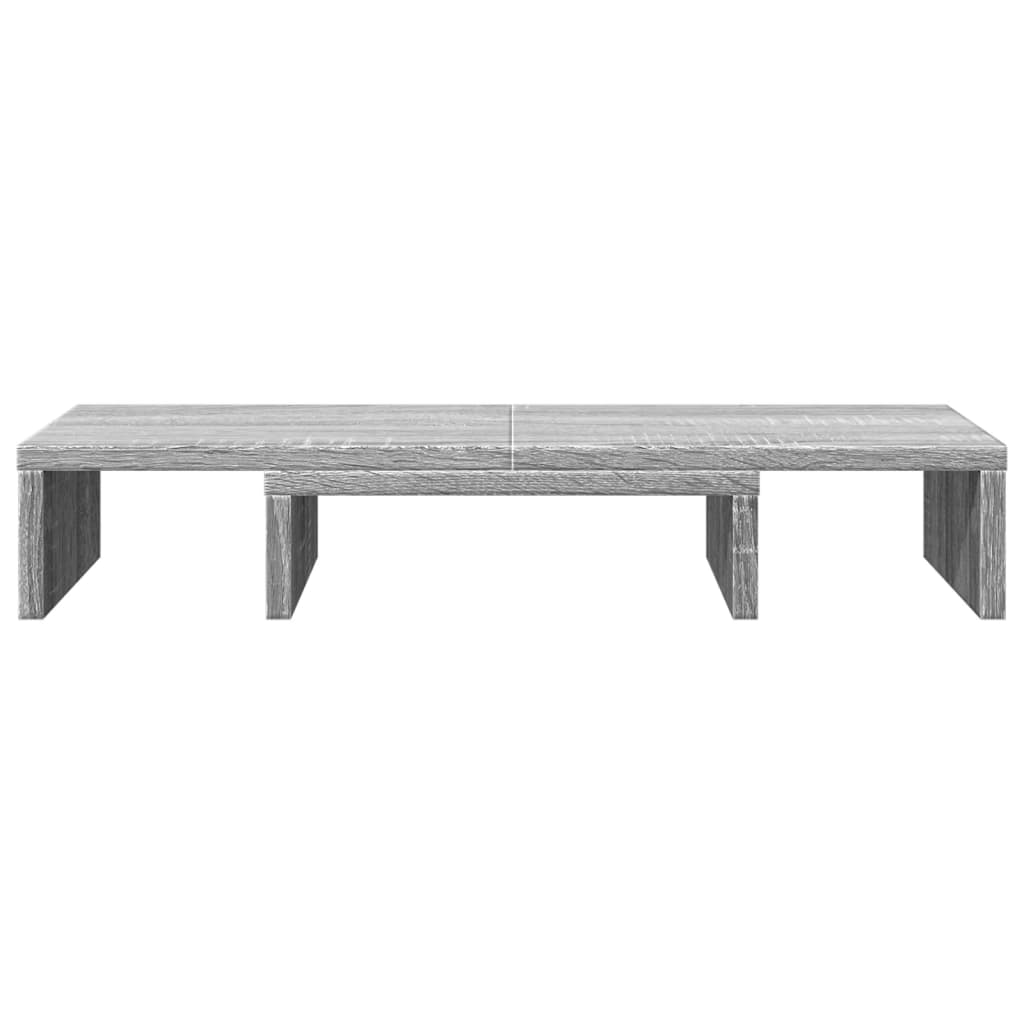 vidaXL Support de moniteur réglable sonoma gris bois d'ingénierie