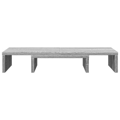 vidaXL Support de moniteur réglable sonoma gris bois d'ingénierie