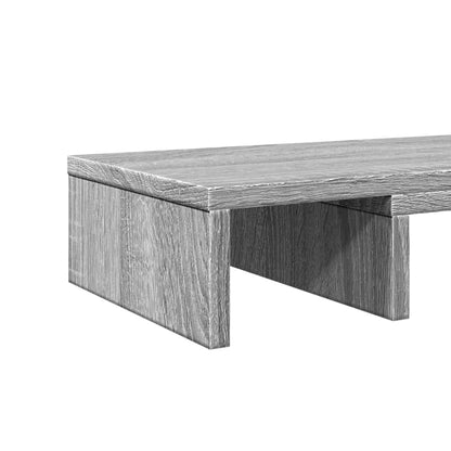 vidaXL Support de moniteur réglable sonoma gris bois d'ingénierie