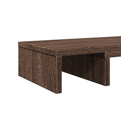 vidaXL Support de moniteur réglable chêne marron bois d'ingénierie