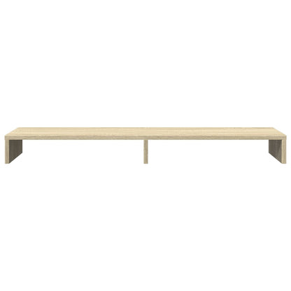 vidaXL Support de moniteur chêne sonoma 100x27x10 cm bois d'ingénierie