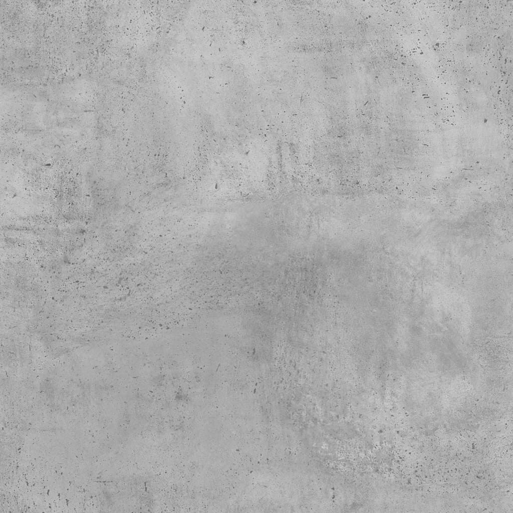 vidaXL Support de moniteur gris béton 100x27x10 cm bois d'ingénierie