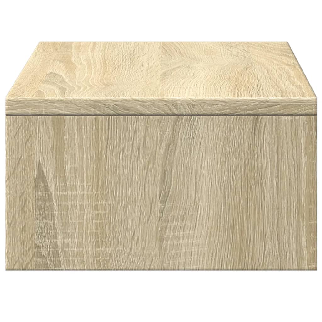 vidaXL Support de moniteur avec tiroirs chêne sonoma bois d'ingénierie