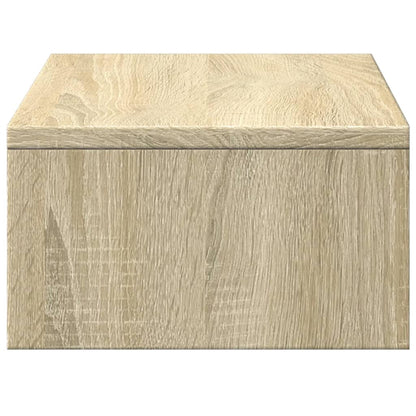 vidaXL Support de moniteur avec tiroirs chêne sonoma bois d'ingénierie