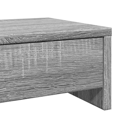 vidaXL Support de moniteur avec tiroirs sonoma gris bois d'ingénierie