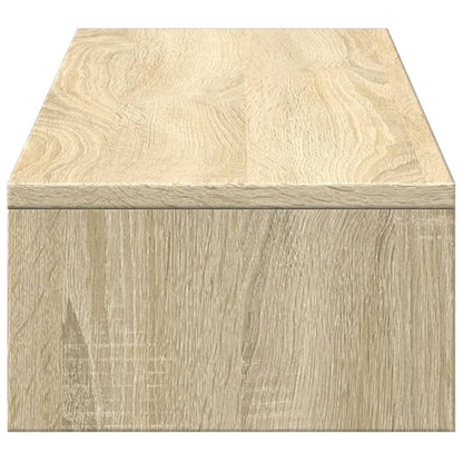 vidaXL Support de moniteur avec tiroirs chêne sonoma bois d'ingénierie