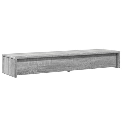 vidaXL Support de moniteur avec tiroirs sonoma gris bois d'ingénierie