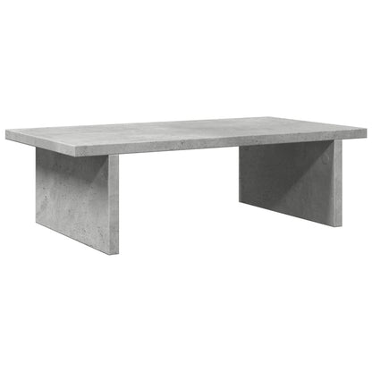 vidaXL Support de moniteur gris béton 50x27x15 cm bois d'ingénierie