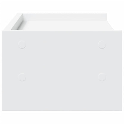 vidaXL Support de moniteur blanc 42x24x16 cm bois d'ingénierie